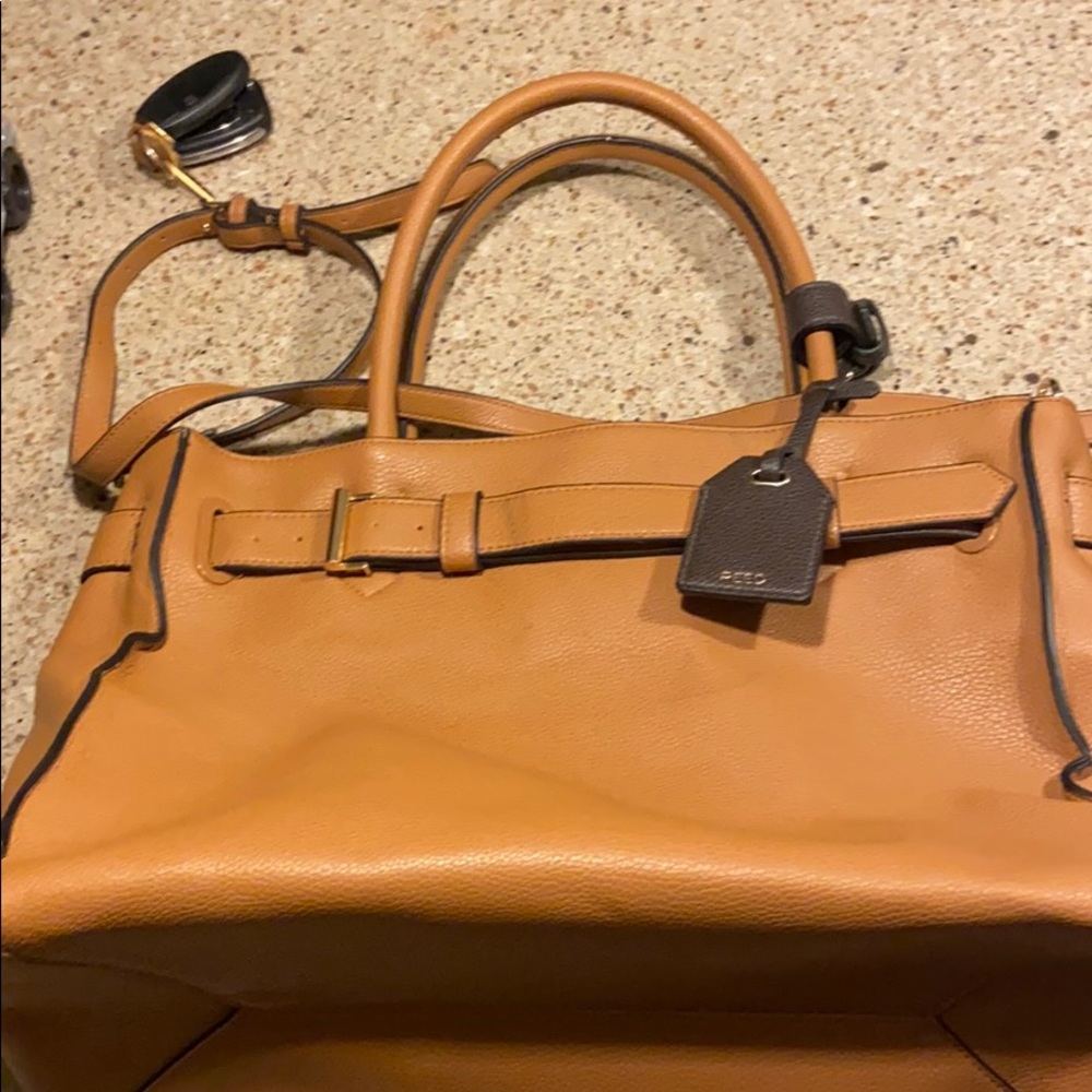Reed oversized cognac tote
